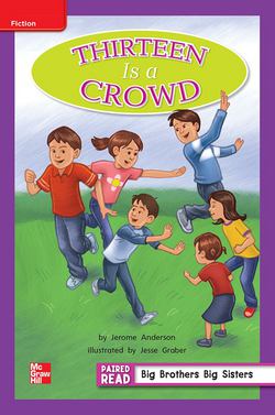Reading Wonders, Grade 2, Leveled Reader Thirteen Is a Crowd, on Level, Unit 5, 6-Pack|McGraw Hill