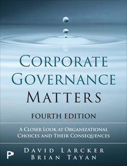 Corporate Governance Matters|David Larcker
