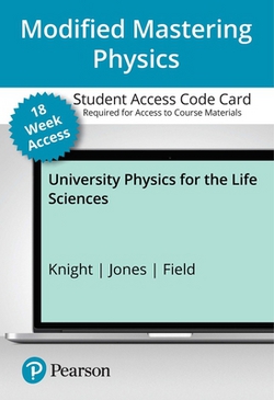 Modified Mastering Physics with Pearson Etext -- Access Card -- For University Physics for the Life Sciences (18-Weeks)|Randall Knight