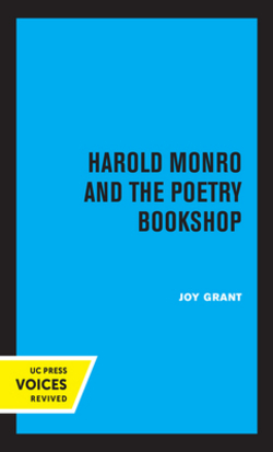 Harold Monro and the Poetry Bookshop|Joy Grant