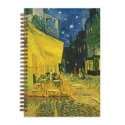 Van Gogh Terrace at Night 7 X 10 Wire-O Journal|Galison