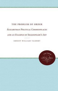 The Problem of Order|Ernest William Talbert