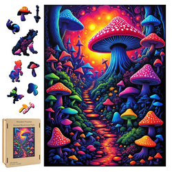 200 Pieces Mushroom Puzzle