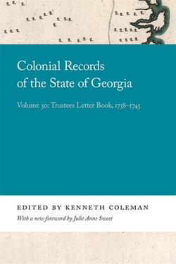 Colonial Records of the State of Georgia|Kenneth Coleman