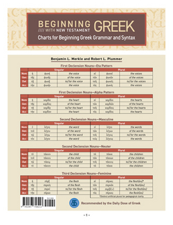Charts for Beginning Greek Grammar and Syntax|Robert L. Plummer
