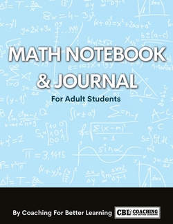 Math Notebook and Journal For Adult Students|Coaching for Better Learning