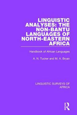 Linguistic Analyses|M. A. Bryan