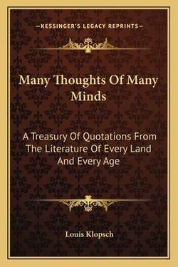 Many Thoughts Of Many Minds|Louis Klopsch