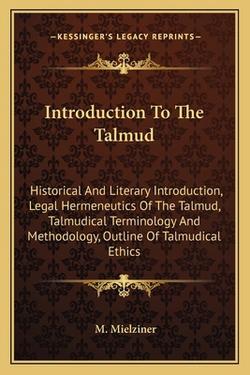 Introduction To The Talmud|M. Mielziner
