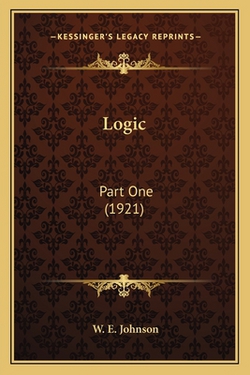 Logic|W. E. Johnson