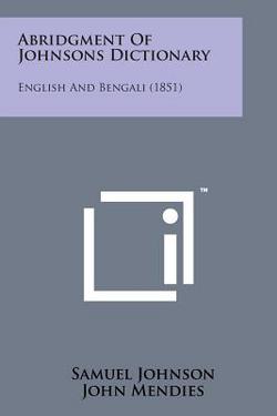 Abridgment of Johnsons Dictionary|Samuel Johnson