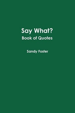 Say What?|Sandy Foster