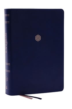 Kjv, the Woman's Study Bible, Blue Leathersoft, Red Letter, Full-Color Edition, Comfort Print (Thumb Indexed)|Dorothy Kelley Patterson