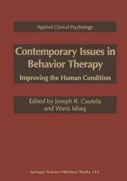Contemporary Issues in Behavior Therapy|Joseph R. Cautela