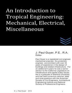 An Introduction to Tropical Engineering|J. Paul Guyer