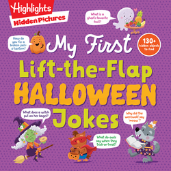 Hidden Pictures My First Lift-The-Flap Halloween Jokes|Highlights