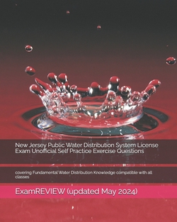 New Jersey Public Water Distribution System License Exam Unofficial Self Practice Exercise Questions|Examreview