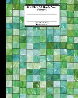 Quad Rule 5x5 Graph Paper Notebook. 8 X 10. 120 Pages. Geometric Shapes Cover|Ts Publishing