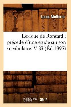 Lexique de Ronsard|Louis Mellerio