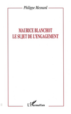 Maurice Blanchot|Mesnard Philippe