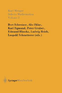 Selecta Mathematica II|Karl Menger