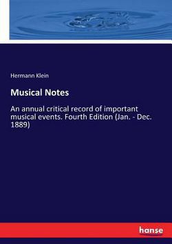 Musical Notes|Hermann Klein