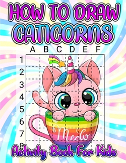 How To Draw Caticorns Activity Book For Kids|Art Books