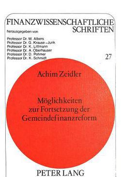 Moeglichkeiten Zur Fortsetzung Der Gemeindefinanzreform|Grete Albers