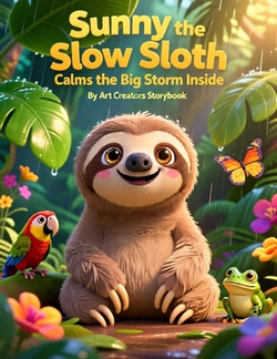 Sunny the Slow Sloth Calms the Big Storm Inside|Art Creators