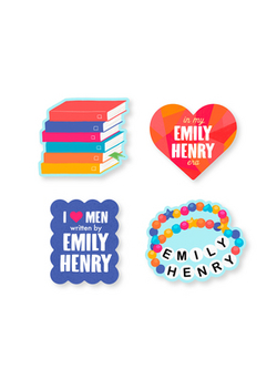 Emily Henry Stickers - Sticker Set of 4|Out of Print