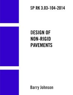 SP RK 3.03-104-2014 Design of Non-Rigid Pavements|Barry Johnson