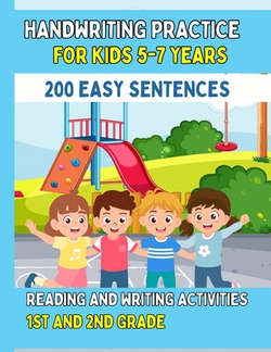 Handwriting Practice For Kids 5-7, 200 Easy Sentences|Fiona Hartleigh