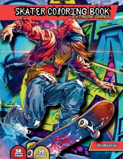 Skater Coloring Book|Zen Artistic Expression
