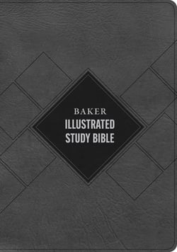 CSB Baker Illustrated Study Bible, Charcoal Leathertouch, Indexed|Csb Bibles by Holman
