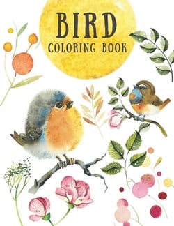 Bird Coloring Book|Stress Less Coloring Books