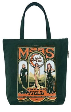 SJM Presents Maas World Tour Canvas Zip Tote Bag|Caffeine & Curses