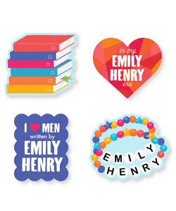 Emily Henry Stickers - Sticker Set of 4|Out Of Print