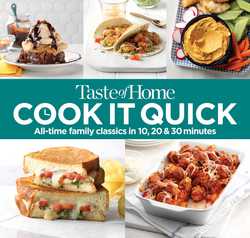 Taste of Home Cook it Quick|Taste of Home